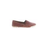 FRYE Flats: Brown Print Shoes - Women's Size 7 - Almond Toe