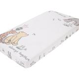 Disney Pooh Fitted Crib Sheet Polyester, Size 28.0 W x 52.0 D in | Wayfair 4334003R