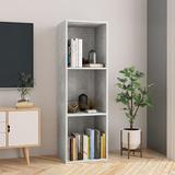 Latitude Run® Bookshelf Storage Shelf Wall Bookcase Standing Shelves Engineered Wood in Gray, Size 44.9" H x 14.2" W x 11.8" D | Wayfair