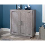 Hokku Designs Diwan 2 - Shelf Storage Cabinet Wood in Brown/Gray, Size 33.071 H x 29.291 W x 16.142 D in | Wayfair F28ABDE1EF054CE9A73EDAD1CA08EC05