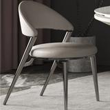 WOOD PEEK LLC Modern Simple Gray Folding Rock Plate Dining Table & Chair Combination, A Table w/ Eight Chairs Metal/Upholstered Chairs in Gray/White
