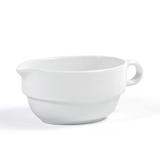 Front of the House TGB003WHP21 16 oz Gravy Boat - Porcelain, White
