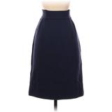 Stella McCartney Casual A-Line Skirt Knee Length: Blue Print Bottoms - Women's Size 6