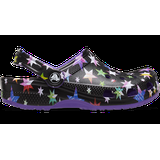 Crocs Neon Purple / Multi Toddler Classic Star Print Clog Shoes