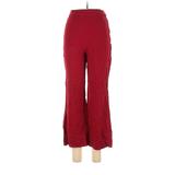 Sonia Rykiel Dress Pants - High Rise Flared Leg Boyfriend: Red Bottoms - Women's Size 42