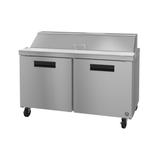 Hoshizaki SR60B-16 60" Sandwich/Salad Prep Table w/ Refrigerated Base, 115v, Stainless Steel