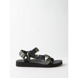 Trekky Camouflage-print Recycled-canvas Sandals
