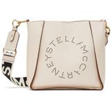 White Logo Shoulder Bag