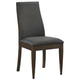 Wildon Home® Muier Back Side Chair Dining Chair Upholstered/Fabric in Gray, Size 38.5 H x 19.0 W x 23.5 D in | Wayfair