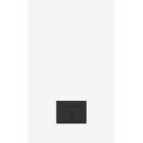 Cassandre Card Case In Crocodile-embossed Leather
