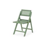 Bayou Breeze Amida Folding Dining Chair Wood in Green, Size 32.0 H x 18.5 W x 20.0 D in | Wayfair CDD609704A7740C2925BADDD517DBF00