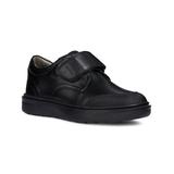 Geox Boys' Loafers BLACK - Black Scarpe Leather Loafers - Boys