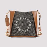 Tella Mccartney Mini Crossbody Herringbone Fabric Bag