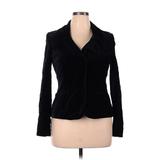 Kenneth Cole REACTION Blazer Jacket: Below Hip Black Print Jackets & Outerwear - Women's Size 14