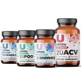 Total Gut Health Optimization Bundle: zuEnzymes zuACV zuPOO and Floracil50