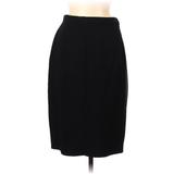 Sonia Rykiel Casual Midi Skirt Calf Length: Black Print Bottoms - Women's Size 42