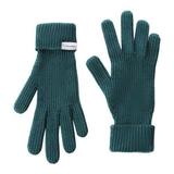 Ribbed Gloves In Merino Wool