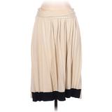 Sonia Rykiel Casual Midi Skirt Midi: Ivory Print Bottoms - Women's Size 40