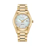 Citizen Women's Sport Luxury Sport Gold Tone Bracelet Watch - 33 Millimeter