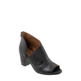 Usher Asymmetric Peep Toe Bootie