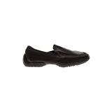 Kenneth Cole REACTION Flats: D'Orsay Chunky Heel Casual Brown Print Shoes - Kids Girl's Size 3 1/2