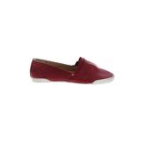 FRYE Flats: Red Print Shoes - Women's Size 6 - Almond Toe
