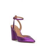 Nazela Pointed Toe Ankle Strap Pump