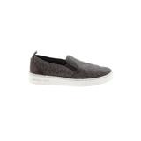 MICHAEL Michael Kors Sneakers: Slip-on Platform Classic Brown Color Block Shoes - Women's Size 7 1/2 - Almond Toe