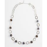 Blair Women's Bead & Ring Necklace - Metallic