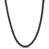 Belk & Co 1/2 Ct Tw Black Diamond Tennis Necklace In Black Rhodium Plated Sterling Silver