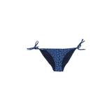 Stella McCartney Swimsuit Bottoms: Blue Leopard Print Swimwear - Women's Size Medium