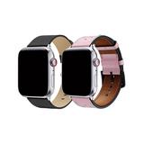 Waloo Replacement Bands Black - Black & Pink Breathable Band Replacement for Apple Watch Set