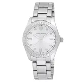 Laura Ashley Women's Diver Bracelet Watch, Silver