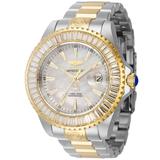 Invicta Pro Diver Automatic Men's Watch w/ Mother of Pearl Dial - 47mm Gold Steel (44316)