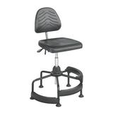 Safco Products Company TaskMaster Drafting Chair Metal in Black/Gray, Size 26.0 W x 26.0 D in | Wayfair 5120