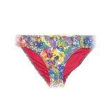 Stella McCartney Swimsuit Bottoms: Blue Floral Swimwear - Women's Size Small