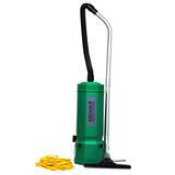 Bissell BG1001 10 qt Advance Filtration Backpack Vacuum w/ 8 Piece Tool Kit - 1175 Watts, Green Commercial Vacuum & Carpet Cleaner
