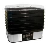 Weston 75-0401-W 6 Tray Food Dehydrator w/ Digital Thermostat - Plastic, 120v, Black Residential Specialty Electric