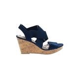 American Eagle Shoes Wedges: Blue Shoes - Women's Size 8 1/2