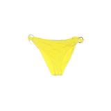 Stella McCartney Swimsuit Bottoms: Yellow Print Swimwear - Women's Size Large