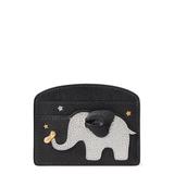 Ellie Embellished Saffiano Leather Card Case