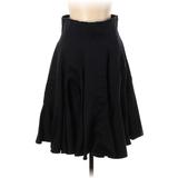 Sonia Rykiel Silk Skirt: Black Bottoms - Women's Size 44