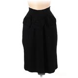 Sonia Rykiel Casual Skirt: Black Solid Bottoms - Women's Size 40