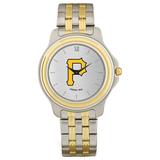 Men's Pittsburgh Pirates Silver Dial Two-Tone Wristwatch