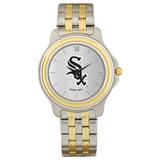 Men's Chicago White Sox Silver Dial Two-Tone Wristwatch