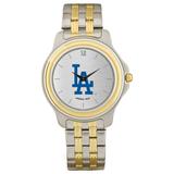Men's Los Angeles Dodgers Silver Dial Two-Tone Wristwatch