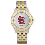 Men's St. Louis Cardinals Silver Dial Two-Tone Wristwatch
