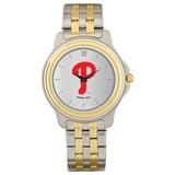 Men's Philadelphia Phillies Silver Dial Two-Tone Wristwatch