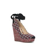 Zexie Ankle Tie Espadrille Wedge