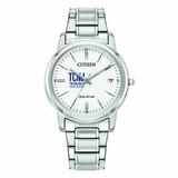 Women's Citizen Watch Silver College of New Jersey Lions Eco-Drive White Dial Stainless Steel